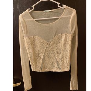 Urban Outfitters mesh sparkle top